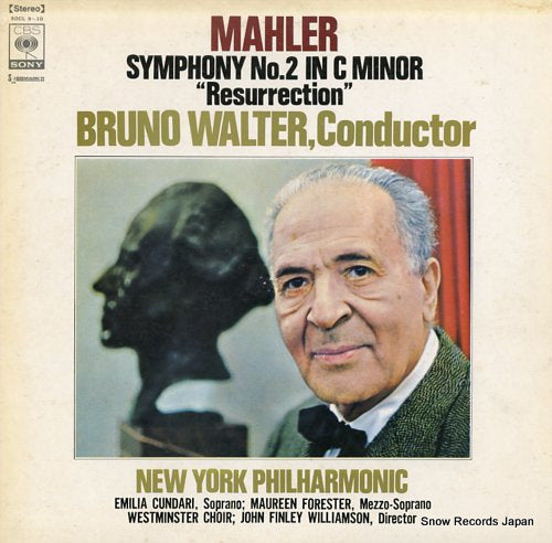 WALTER, BRUNO mahler; symphony no.2 in c minor "resurrection" SOCL9-10
