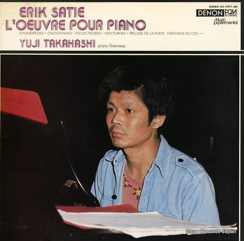 TAKAHASHI, YUJI erik satie; l'oeuvre pour piano OX-7071-ND