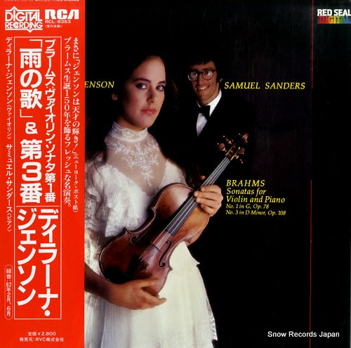 JENSON, DYLANA brahms; sonatas for violin and piano no.1 & no.3 RCL-8353