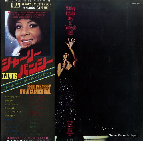 BASSEY, SHIRLEY live at carnegie hall GSW1