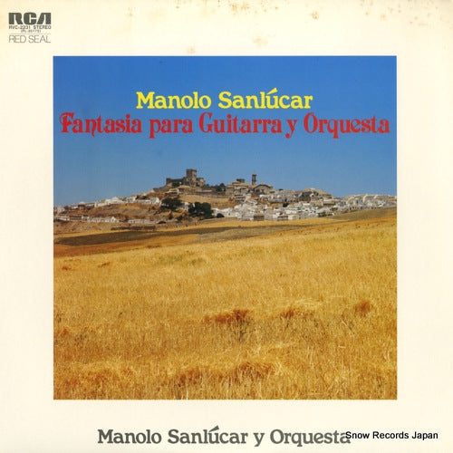 SANLUCAR, MANOLO fantasia para guitarra y orquesta RVC-2231