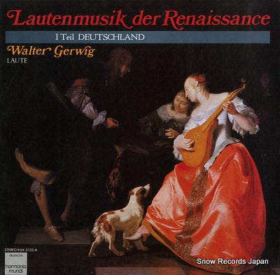 GERWIG, WALTER lautenmusik der renaissance i teil deutschland KUX-3133-H