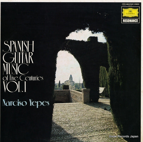 YEPES, NARCISO spanish guitar music of five centuries vol.1 MGX7049