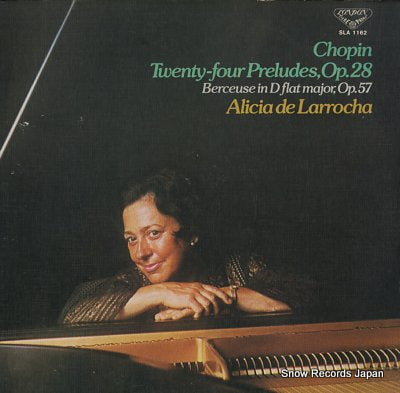 LARROCHA, ALICIA DE chopin; twenty-four preludes, op.28 SLA1162