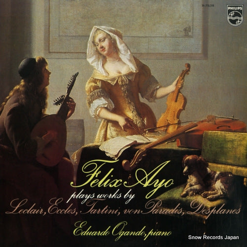 AYO, FELIX tartini; violin sonata in g minor X-7658