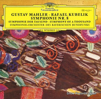 KUBELIK, RAFAEL mahler; symphonie nr.8 MG9730/31