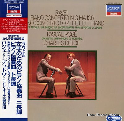 ROGE, PASCAL/CHARLES DUTOIT ravel; piano concerto in g major L28C-1570