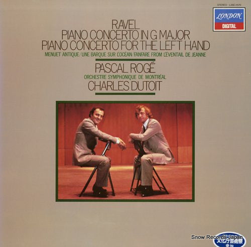 ROGE, PASCAL/CHARLES DUTOIT ravel; piano concerto in g major L28C-1570