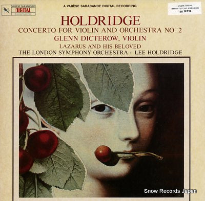 HOLDRIDGE, LEE holdridge; lazarus and beloved VCDM1000.40