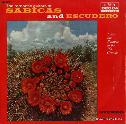 SABICAS AND ESCUDERO the romantic guitars of sabicas and escudero SDL10102