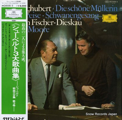 FISCHER-DIESKAU, DIETRICH schubert; lieder volume 3 MG8550