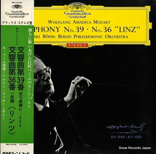 BOHM, KARL mozart; symphony no.39, no.36 linz MG-2038