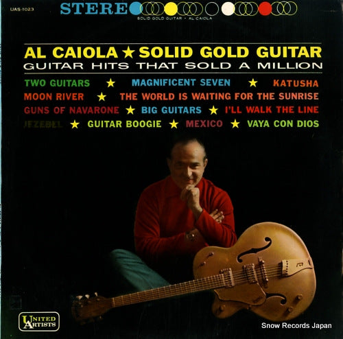 CAIOLA, AL solid gold guitar UAS-1023