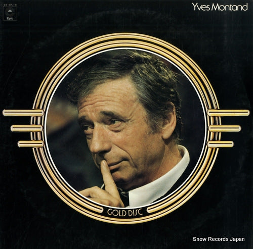 MONTAND, YVES gold disc 26.3P-10