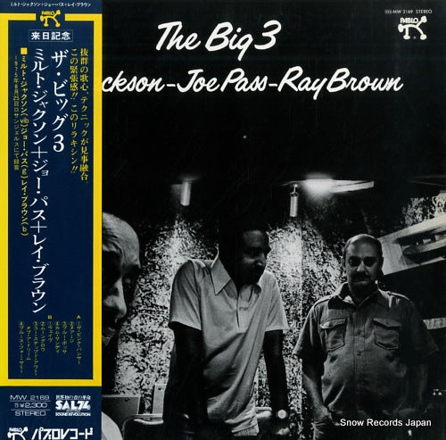 JACKSON, MILT, - JOE PASS - RAY BROWN the big 3 MW2169