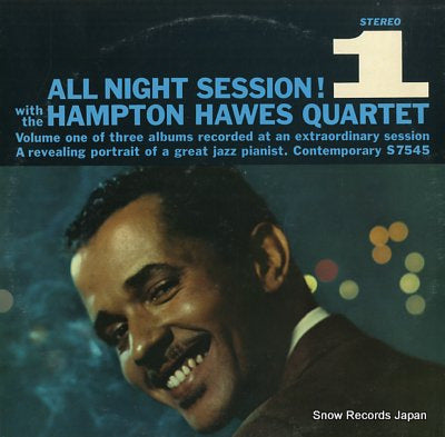 HAWES, HAMPTON all night session! volume 1 S7545