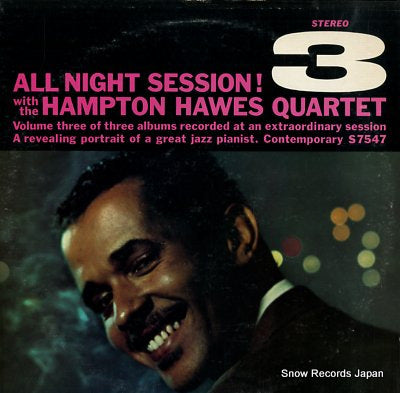HAWES, HAMPTON all night session! volume 3 S7547