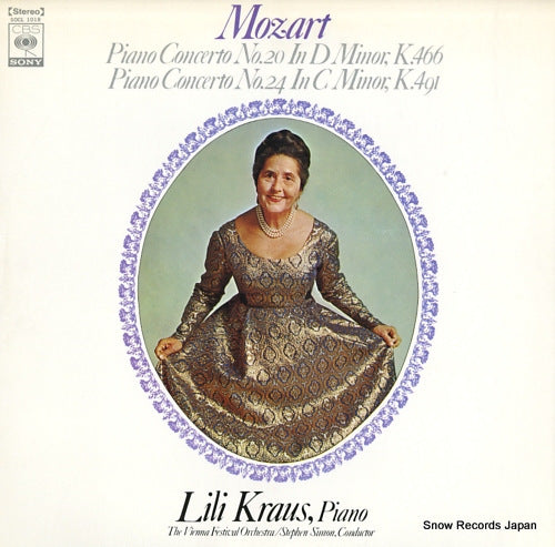 KRAUS, LILI mozart; piano concertos no.20 & no.24 SOCL1018