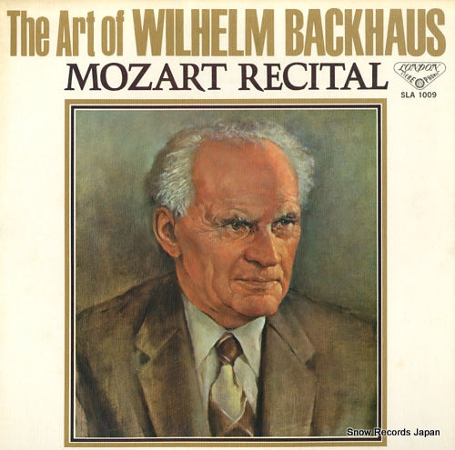 BACKHAUS, WILHELM the art of wilhelm backhaus mozart recital SLA1009