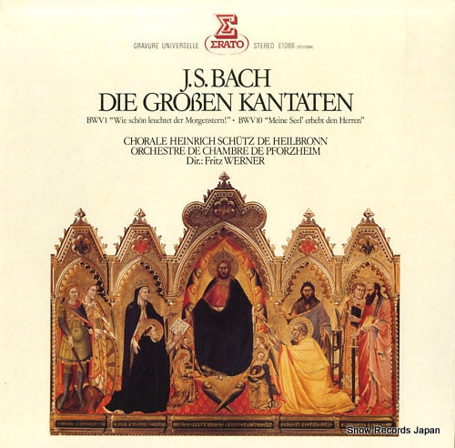 WERNER, FRITZ bach; die groben kantaten E-1066