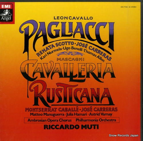 MUTI, RICCARDO mascagni; cavalleria rusticana EAC-77330-32