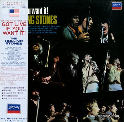ROLLING STONES, THE got live if you want it! L20P1028