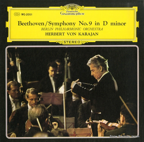 KARAJAN, HERBERT VON beethoven; symphony no.9 in d minor MG-2051