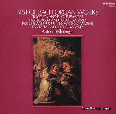 HEILLER, ANTON bach; best of bach organ works K18C8514