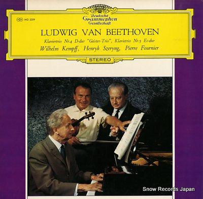 KEMPFF, WILHELM beethoven; klaviertrio und violoncello nr.4 geister-trio MG2259