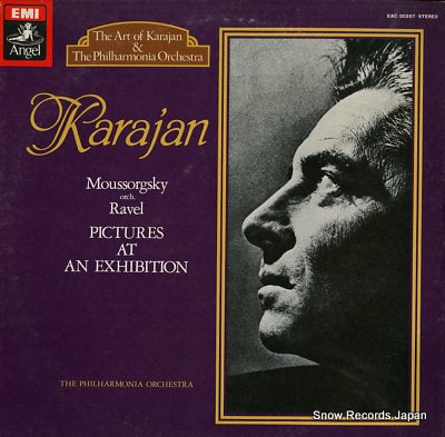 KARAJAN, HERBERT VON moussorgsky; orch. ravel "pictures at an exhibition" EAC-30257
