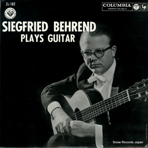 BEHREND, SIEGFRIED plays guitar ZL-182