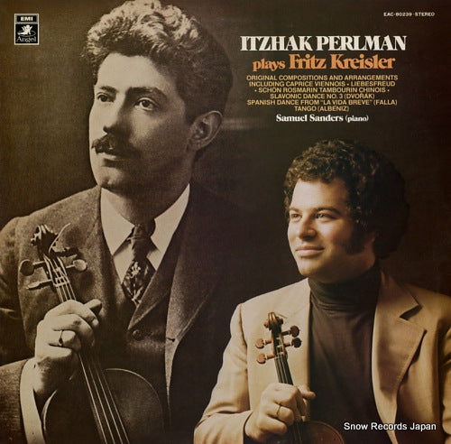 PERLMAN, ITZHAK itzhak perlman plays fritz kreisler EAC-80239