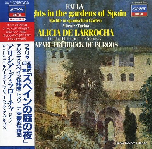 LARROCHA, ALICIA DE falla; night in the gardens of spain L28C-1762
