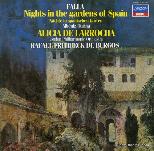 LARROCHA, ALICIA DE falla; night in the gardens of spain L28C-1762