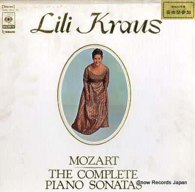 KRAUS, LILI mozart; the complete piano sonatas SONS30035-40