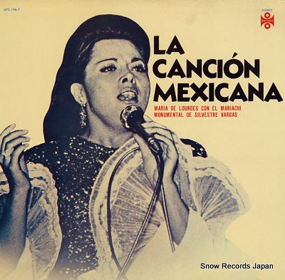 LOURDES, MARIA DE la cancion mexicana UPS-198-F