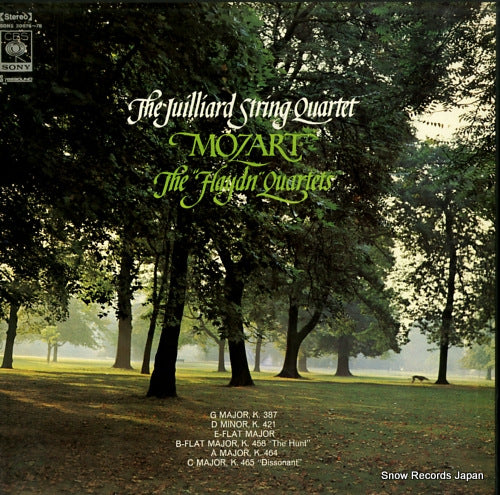 JULLIARD STRING QUARTET, THE mozart; the "haydn" quartets SONS30076