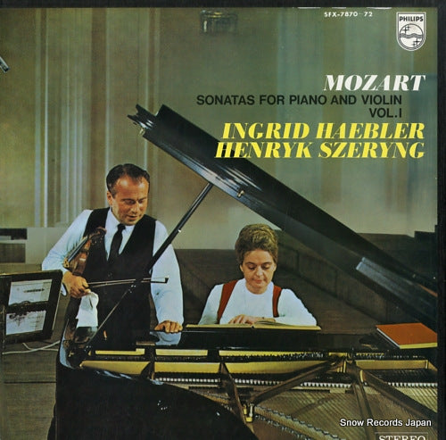 HAEBLER, INGRID, AND HENRYK SZERYNG mozart; sonatas for piano and violin vol.1 SFX-7870
