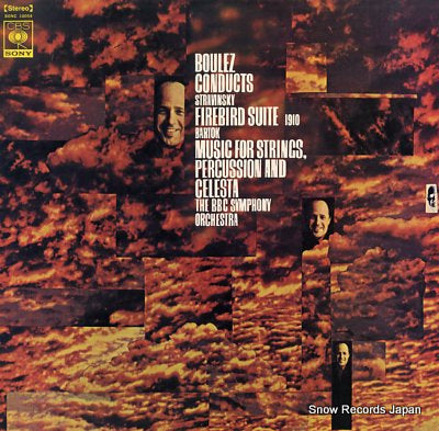 BOULEZ, PIERRE stravinsky; fire bird suite 1910 SONC10054