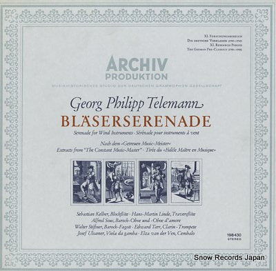 V/A telemann; blaserserenade 198430