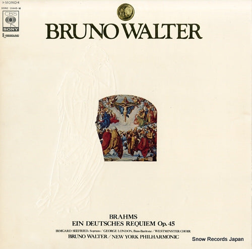 WALTER, BRUNO brahms; ein deutsches requiem op.45 SONC10445-M