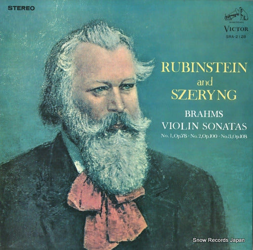 RUBINSTEIN, ARTUR, AND HENRYK SZERYNG brahms; violin sonatas SRA-2128