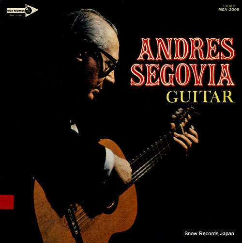 SEGOVIA, ANDRES chaconne MCA-2005
