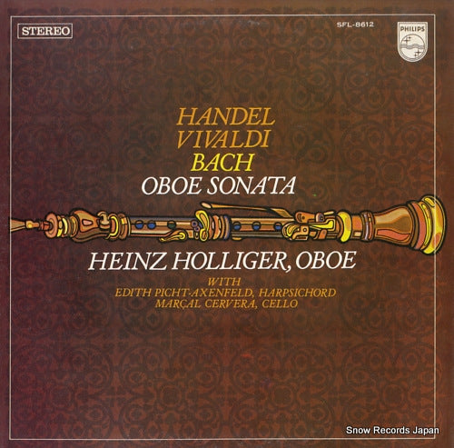 HOLLIGER, HEINZ handel, vivaldi, bach; oboe sonata SFL-8612