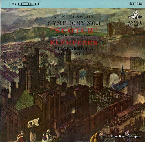 KLEMPERER, OTTO mendelssohn; symphony no.3 "scotch" SCA1033