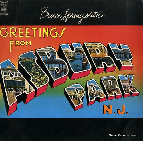 SPRINGSTEEN, BRUCE greeting from asbury park, n,j, SOPL248