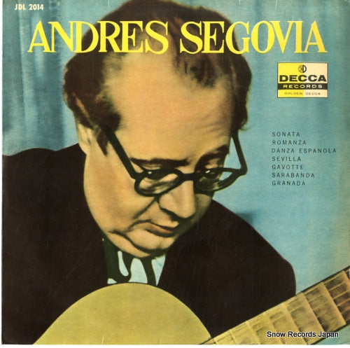 SEGOVIA, ANDRES andres segovia JDL-2014