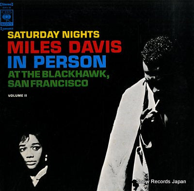 DAVIS, MILES in person saturday nights at the blackhawk SOPJ18