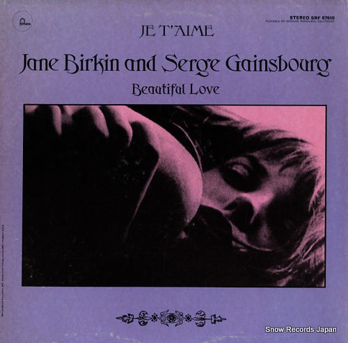 BIRKIN, JANE je t'aime / beautiful love SRF67610