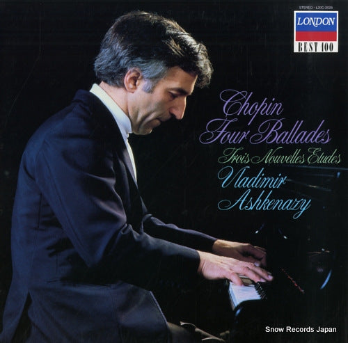 ASHKENAZY, VLADIMIR chopin; four ballardes/trois nouvelles etudes L20C-2025